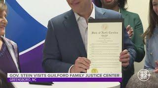 Governor Josh Stein visits Family Justice Center in Greensboro