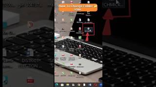 How To Change Folder  Icon #shorts #computer #interviewquestions #excel #techmicrosoft