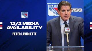 NYR vs NJD: Peter Laviolette Postgame Media Availability | December 2, 2024