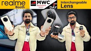 Realme Crazy Tech at MWC 2025! Realme 14 Pro, GT 7 Pro, AI, Realme Ultra Phone DSLR Lens & More!