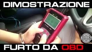 Dimostrazione furto da OBD - BlockBox Antifurto - Block Box