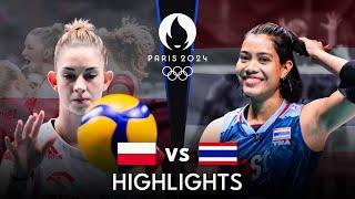 THAILAND vs POLAND | Highlights | Women's OQT 2023