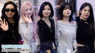 BABYMONSTER 베이비몬스터 출국 직캠 '월드 투어 카나가와'｜GMP Airport Departure 250313