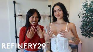 Nail Art With Love Island’s Leah Kateb & Celebrity Nail Artist Thuy Nguyen | Full Set | Refinery29