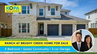 Overlook At Ranch At Brushy Creek | NE Facing | 2 Bedrooms Downstairs | Gated Community