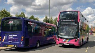 Buses around the University of Hertfordshire 1/8/22