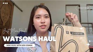 Mini Watsons Haul 2024! (Must haves this school year! ) #watsonsph | Lexi Comia (Philippines)