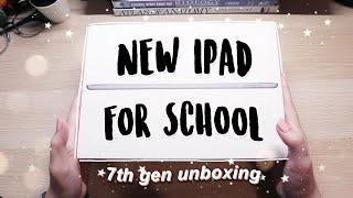 iPad 7th gen unboxing and setup for school ️