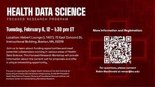 Health Data Science Focused Research Program