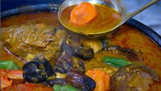 How to make authentic abenkwan (palm nut soup) Mama's recipe |Mother's Day 2019