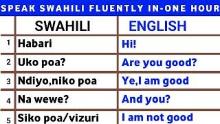 Learn Swahili ️ Learn English ️ Swahili lessons for beginners ️