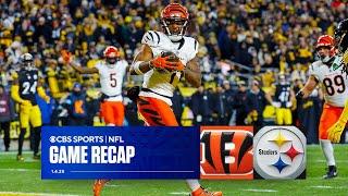 Bengals ESCAPE Steelers to keep playoff hopes alive | Game Recap