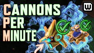 Can you beat StarCraft 2 AI with only PROBES + CANNONS? NO RUSH!