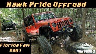 Hitting the rocks at Hawk Pride Offroad Park -- Florida Fam Adventure Day 1