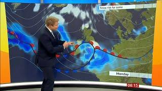 BBC breakfast : Temperatures are plumiting snow and ice forecasted