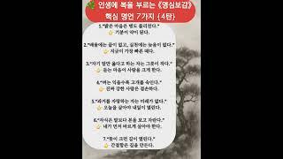 #명심보감 #고전명언 #인생명언 #마음공부 #고전의지혜  #오늘의 명언 #명언시리즈 #짧은 명언 #마음챙김 #인생 공부  #하루한줄 #조용한힘