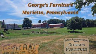 Tour Of George's Furniture (Each Piece Made By Hand) - Marietta, PA (VERY EDUCATIONAL)