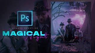 Try These Photoshop Speed Art Ideas For A Magical Night In!