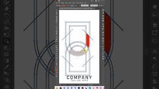 H  Logo Design in Adobe Illustrator Tutorial - #logodesign #illustrator #shorts #viral