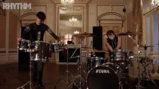 Protafield's Jayce Lewis and Jack Slade drum duet for Rhythm Magazine