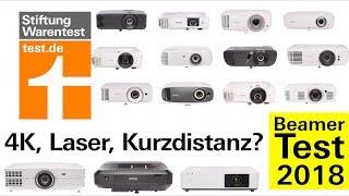 Beamer Test 2018 + Kaufberatung - 4K Beamer, Laser-Beamer, Kurzdistanz & der beste unter 1000 €