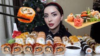 РОЛЛЫ НА ПОСЛЕДНИЕ ДЕНЬГИ  Mukbang  Суши  AE