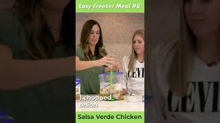 SIMPLE Salsa Verde Chicken (Freezer Meal) #Shorts