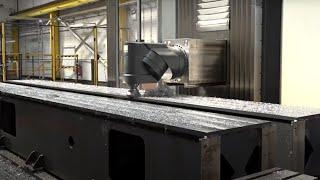 Travelling column AXIA machine installed at Manufax for heavy roughing