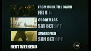 TNT Weekend Lineup Promo From Dusk Till Dawn, Goodfellas, and Swordfish from 2006