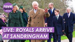 LIVE: Royal Family Gathers at Sandringham for Christmas Morning Service