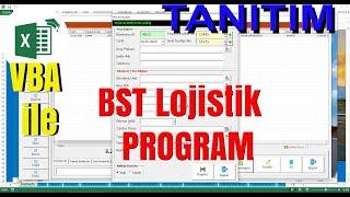 BST LOJİSTİK PROGRAM TANITIMI  - (İletişim için bstkanali@gmail.com)