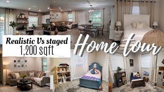 *New* updated House tour | Realistic small home tour | 1200 sqft home | budgetfam