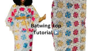 Very easy circular blouse cutting and sewing|Diy batwing sleeve#sewing#temu#temuinfluencerprogram