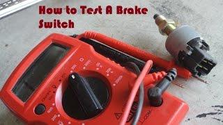 Checking for Continuity in a Brake Switch; How to Test a Brake Switch