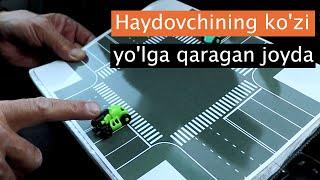 Haydovchining ko'zi yo'lga qaragan joyda | Avtoinstruktor Uzbekistan