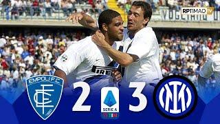 Empoli 2 x 3 Inter (Adriano's Show) ● Serie A 2003/04 Extended Goals & Highlights ᴴᴰ