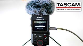 Tascam Portacapture 2.01 Update / AK - BT2 Overview