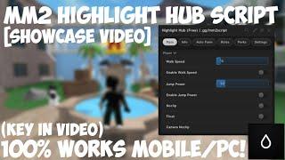 MM2 HIGHLIGHT HUB SCRIPT | 100% WORKS Android/PC! | Key In Video | Showcase Video | Roblox 2023