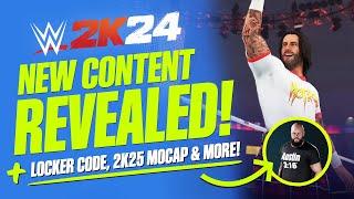 WWE 2K24: New Content Revealed, 2K25 Mocap, Locker Code, Orton Update & More!