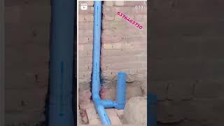 rain water pipe fiting#ac drain pipe chaimber@plumbersonuathwal-xo7se