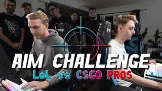 Which Pros have the BEST AIM? - Cloud9 LoL vs CS:GO Aim Challenge!