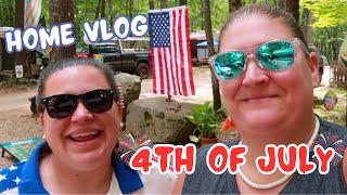 HOME VLOG | 4TH OF JULY CAMPING ON LAKE IN NEW ENGLAND | WE MAKE SOME NEW AND INTERESTING FOOD