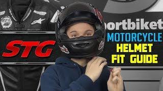 Motorcycle Helmet Fit, How To Choose The Right Size | Sportbike Track Gear