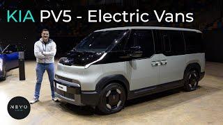 Kia PV5 -  Electric Panel Van, Crew-Cab, Passenger and WAV (Wheelchair Accessible Vehicle) 1st Look