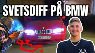 ERIC SVETSAR DIFF PÅ E46 OCH RENSAR INREDNING - [VLOGG #711]