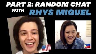 RHYS MIGUEL sings & answers SLAMBOOK QUESTIONS • Random Chat PART 2 - On IDEAL GIRL, FUTURE KIDS etc