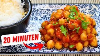 Indisches Kichererbsen-Curry – Schnell & gesund!