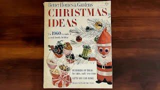 Better Homes & Gardens Christmas Ideas for 1960 Special | ASMR Magazine Flip Through