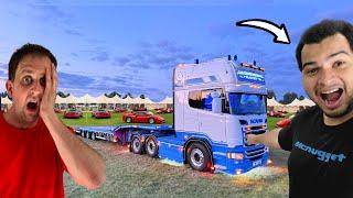 I TOOK MY SCANIA V8 TO A SUPERCAR SHOW | NEW HQ UPDATE | #truckertim