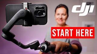 How to use DJI OSMO MOBILE 6 COMPLETE GUIDE for beginners